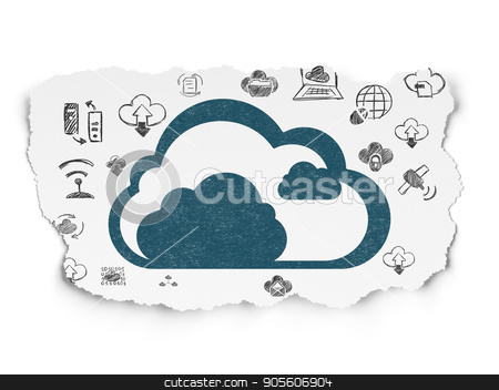 To use this stock image in your creative project, please select the size you need over to the right and click the "Add to Cart" button.
Your downloaded image will come with the Cutcaster watermark removed so don’t worry about the watermark you see on this page. Cloud technology concept: Cloud on Torn Paper background stock photo, Cloud technology concept: Painted blue Cloud icon on Torn Paper background with Hand Drawn Cloud Technology Icons by mkabakov