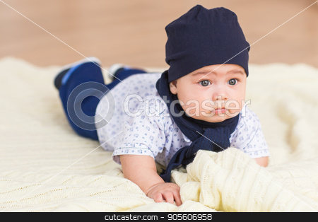 To use this stock image in your creative project, please select the size you need over to the right and click the "Add to Cart" button.
Your downloaded image will come with the Cutcaster watermark removed so don’t worry about the watermark you see on this page. Adorable Caucasian baby boy stock photo, Adorable Caucasian baby boy. Adorable baby boy in white sunny bedroom. Newborn child by Satura86