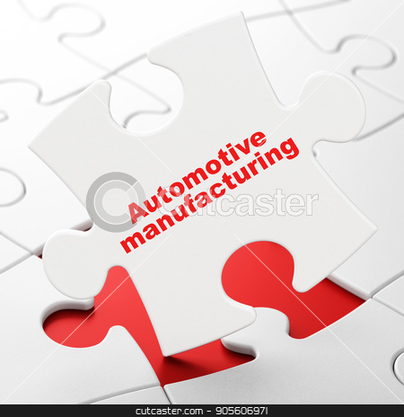 To use this stock image in your creative project, please select the size you need over to the right and click the "Add to Cart" button.
Your downloaded image will come with the Cutcaster watermark removed so don’t worry about the watermark you see on this page. Industry concept: Automotive Manufacturing on puzzle background stock photo, Industry concept: Automotive Manufacturing on White puzzle pieces background, 3D rendering by mkabakov
