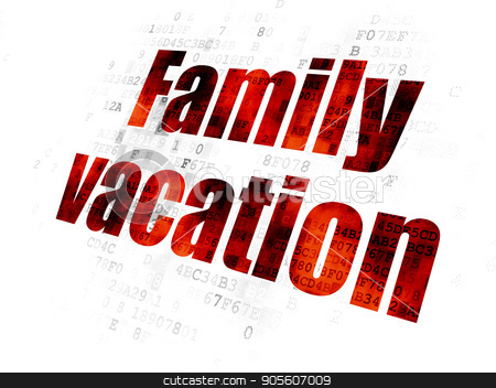 To use this stock image in your creative project, please select the size you need over to the right and click the "Add to Cart" button.
Your downloaded image will come with the Cutcaster watermark removed so don’t worry about the watermark you see on this page. Tourism concept: Family Vacation on Digital background stock photo, Tourism concept: Pixelated red text Family Vacation on Digital background by mkabakov