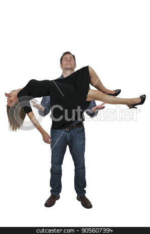 To use this stock image in your creative project, please select the size you need over to the right and click the "Add to Cart" button.
Your downloaded image will come with the Cutcaster watermark removed so don’t worry about the watermark you see on this page. Man levitating a woman stock photo, Man using magic to levitate a beautiful woman by Robert Byron