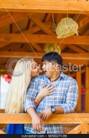 To use this stock image in your creative project, please select the size you need over to the right and click the "Add to Cart" button.
Your downloaded image will come with the Cutcaster watermark removed so don’t worry about the watermark you see on this page. young amazed man stock photo, young amazed man with his pretty girlfriend by Satura86