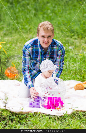 To use this stock image in your creative project, please select the size you need over to the right and click the "Add to Cart" button.
Your downloaded image will come with the Cutcaster watermark removed so don’t worry about the watermark you see on this page. father and baby daughter playing in the park stock photo, father and baby daughter playing in the park in lovedad by Satura86