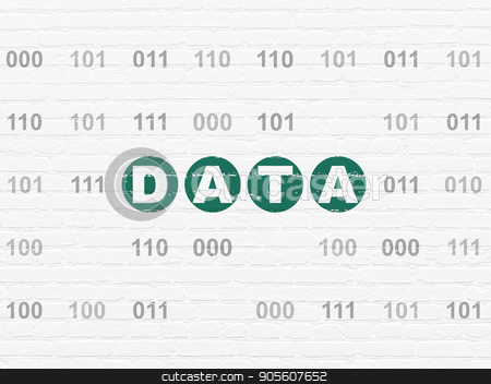 To use this stock image in your creative project, please select the size you need over to the right and click the "Add to Cart" button.
Your downloaded image will come with the Cutcaster watermark removed so don’t worry about the watermark you see on this page. Data concept: Data on wall background stock photo, Data concept: Painted green text Data on White Brick wall background with Binary Code by mkabakov