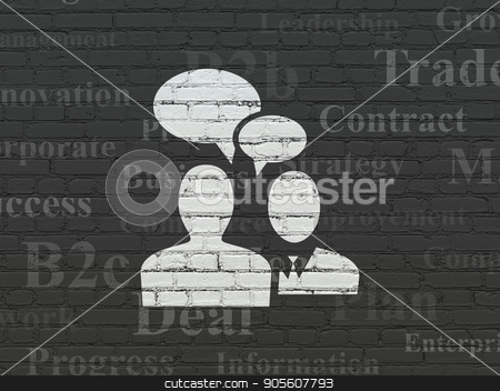 To use this stock image in your creative project, please select the size you need over to the right and click the "Add to Cart" button.
Your downloaded image will come with the Cutcaster watermark removed so don’t worry about the watermark you see on this page. Business concept: Business Meeting on wall background stock photo, Business concept: Painted white Business Meeting icon on Black Brick wall background with Tag Cloud by mkabakov