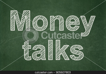 To use this stock image in your creative project, please select the size you need over to the right and click the "Add to Cart" button.
Your downloaded image will come with the Cutcaster watermark removed so don’t worry about the watermark you see on this page. Finance concept: Money Talks on chalkboard background stock photo, Finance concept: text Money Talks on Green chalkboard background by mkabakov