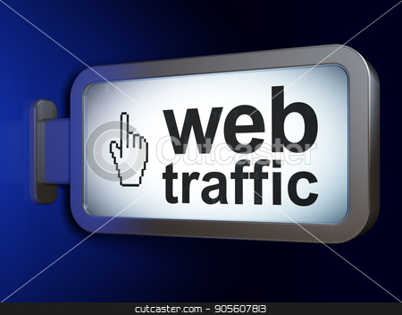 To use this stock image in your creative project, please select the size you need over to the right and click the "Add to Cart" button.
Your downloaded image will come with the Cutcaster watermark removed so don’t worry about the watermark you see on this page. Web development concept: Web Traffic and Mouse Cursor on billboard background stock photo, Web development concept: Web Traffic and Mouse Cursor on advertising billboard background, 3D rendering by mkabakov