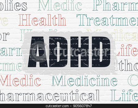 To use this stock image in your creative project, please select the size you need over to the right and click the "Add to Cart" button.
Your downloaded image will come with the Cutcaster watermark removed so don’t worry about the watermark you see on this page. Health concept: ADHD on wall background stock photo, Health concept: Painted black text ADHD on White Brick wall background with Tag Cloud by mkabakov