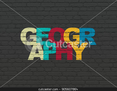 To use this stock image in your creative project, please select the size you need over to the right and click the "Add to Cart" button.
Your downloaded image will come with the Cutcaster watermark removed so don’t worry about the watermark you see on this page. Science concept: Geography on wall background stock photo, Science concept: Painted multicolor text Geography on Black Brick wall background by mkabakov