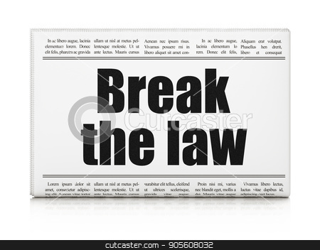 To use this stock image in your creative project, please select the size you need over to the right and click the "Add to Cart" button.
Your downloaded image will come with the Cutcaster watermark removed so don’t worry about the watermark you see on this page. Law concept: newspaper headline Break The Law stock photo, Law concept: newspaper headline Break The Law on White background, 3D rendering by mkabakov