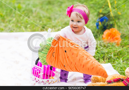 To use this stock image in your creative project, please select the size you need over to the right and click the "Add to Cart" button.
Your downloaded image will come with the Cutcaster watermark removed so don’t worry about the watermark you see on this page. baby smile picnic playful weekend nature stock photo, baby smile picnic playful weekend nature with family by Satura86