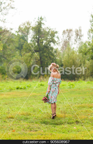 To use this stock image in your creative project, please select the size you need over to the right and click the "Add to Cart" button.
Your downloaded image will come with the Cutcaster watermark removed so don’t worry about the watermark you see on this page. Portrait of the young beautiful romantic woman in dress outdoors stock photo, Portrait of the young beautiful smiling woman in dress outdoors by Satura86