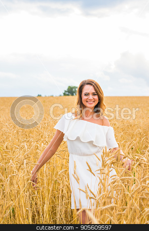To use this stock image in your creative project, please select the size you need over to the right and click the "Add to Cart" button.
Your downloaded image will come with the Cutcaster watermark removed so don’t worry about the watermark you see on this page. happiness, nature, summer, autumn, vacation and people concept - young woman in the field stock photo, happiness, nature, summer, autumn, vacation and people concept - young woman in the field by Satura86