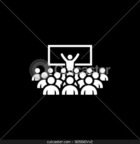 To use this stock image in your creative project, please select the size you need over to the right and click the "Add to Cart" button.
Your downloaded image will come with the Cutcaster watermark removed so don’t worry about the watermark you see on this page. Coaching Icon. Business Concept. stock vector clipart, Coaching Icon. Business Concept. Flat Design. Isolated. by Vadym Nechyporenko