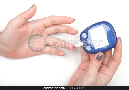 To use this stock image in your creative project, please select the size you need over to the right and click the "Add to Cart" button.
Your downloaded image will come with the Cutcaster watermark removed so don’t worry about the watermark you see on this page. Close-up Of Woman Hands Testing High Blood Sugar With Glucometer stock photo, Woman Hands Testing High Blood Sugar With Glucometer by bvb1981