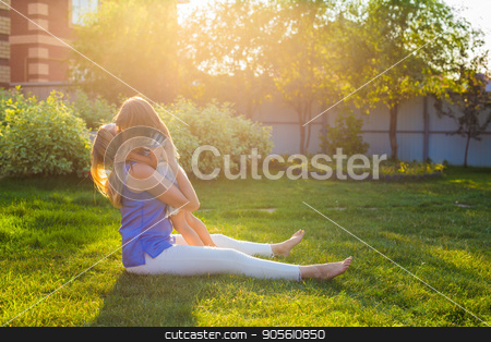 To use this stock image in your creative project, please select the size you need over to the right and click the "Add to Cart" button.
Your downloaded image will come with the Cutcaster watermark removed so don’t worry about the watermark you see on this page. Portrait of happy loving mother and her baby outdoors stock photo, Portrait of happy loving mother and her baby outdoors by Satura86