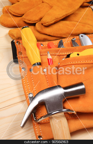 To use this stock image in your creative project, please select the size you need over to the right and click the "Add to Cart" button.
Your downloaded image will come with the Cutcaster watermark removed so don’t worry about the watermark you see on this page. Set of working tools on wooden background stock photo, Hammer, pliers, red pencil, work gloves and other tools isolated on a wooden background by bvb1981