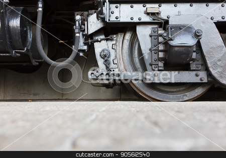 To use this stock image in your creative project, please select the size you need over to the right and click the "Add to Cart" button.
Your downloaded image will come with the Cutcaster watermark removed so don’t worry about the watermark you see on this page. Steam locomotive wheels or steam train wheels stock photo, Steam locomotive wheels or steam train wheels and rods closeup for background by michaklootwijk