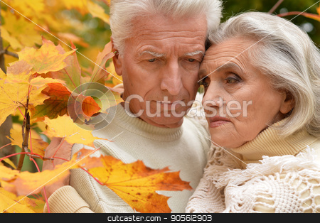 To use this stock image in your creative project, please select the size you need over to the right and click the "Add to Cart" button.
Your downloaded image will come with the Cutcaster watermark removed so don’t worry about the watermark you see on this page. sad senior couple hugging stock photo, Portrait of sad senior couple hugging outdoors by Ruslan Huzau