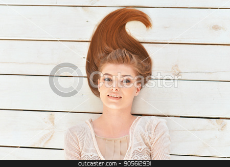 To use this stock image in your creative project, please select the size you need over to the right and click the "Add to Cart" button.
Your downloaded image will come with the Cutcaster watermark removed so don’t worry about the watermark you see on this page. Beautiful young woman close-up stock photo, Portrait of a beautiful young woman close-up by Ruslan Huzau