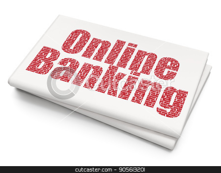 To use this stock image in your creative project, please select the size you need over to the right and click the "Add to Cart" button.
Your downloaded image will come with the Cutcaster watermark removed so don’t worry about the watermark you see on this page. Banking concept: Online Banking on Blank Newspaper background stock photo, Banking concept: Pixelated red text Online Banking on Blank Newspaper background, 3D rendering by mkabakov