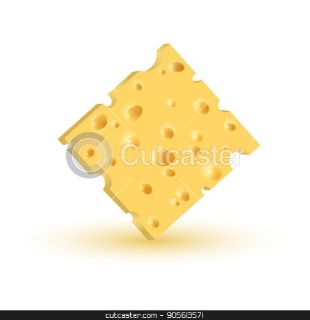 To use this stock image in your creative project, please select the size you need over to the right and click the "Add to Cart" button.
Your downloaded image will come with the Cutcaster watermark removed so don’t worry about the watermark you see on this page. piece of cheese. Vector stock vector clipart, Realistic piece of cheese. Vector illustration EPS10 by Igor Samoilik