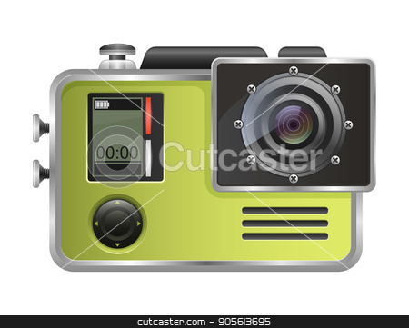 To use this stock image in your creative project, please select the size you need over to the right and click the "Add to Cart" button.
Your downloaded image will come with the Cutcaster watermark removed so don’t worry about the watermark you see on this page. Vector camera Action Cam isolated on white background stock vector clipart, Vector camera Action Cam isolated on white background by MarySan