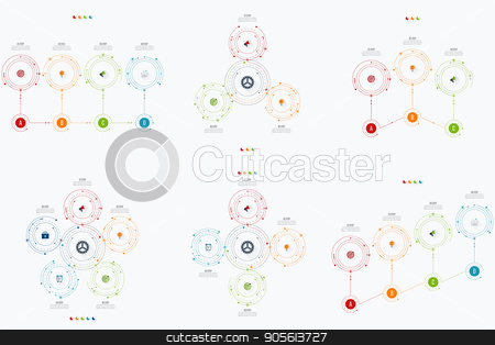 To use this stock image in your creative project, please select the size you need over to the right and click the "Add to Cart" button.
Your downloaded image will come with the Cutcaster watermark removed so don’t worry about the watermark you see on this page. Set with infographics stock vector clipart, Set with infographics. Data and information visualization. Template. Stock vector by Amelisk