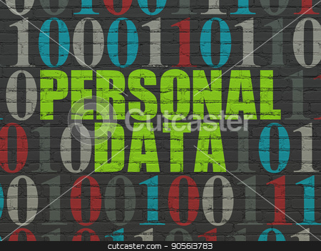 To use this stock image in your creative project, please select the size you need over to the right and click the "Add to Cart" button.
Your downloaded image will come with the Cutcaster watermark removed so don’t worry about the watermark you see on this page. Data concept: Personal Data on wall background stock photo, Data concept: Painted green text Personal Data on Black Brick wall background with Binary Code by mkabakov