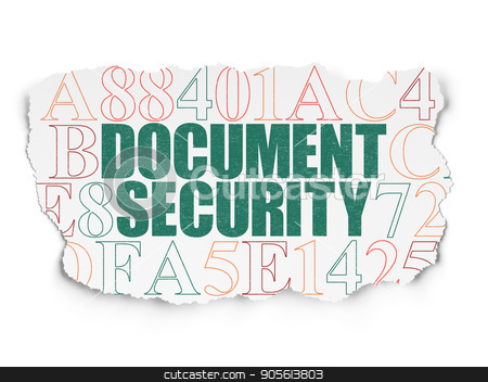 To use this stock image in your creative project, please select the size you need over to the right and click the "Add to Cart" button.
Your downloaded image will come with the Cutcaster watermark removed so don’t worry about the watermark you see on this page. Safety concept: Document Security on Torn Paper background stock photo, Safety concept: Painted green text Document Security on Torn Paper background with Hexadecimal Code by mkabakov