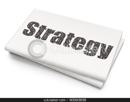 To use this stock image in your creative project, please select the size you need over to the right and click the "Add to Cart" button.
Your downloaded image will come with the Cutcaster watermark removed so don’t worry about the watermark you see on this page. Business concept: Strategy on Blank Newspaper background stock photo, Business concept: Pixelated black text Strategy on Blank Newspaper background, 3D rendering by mkabakov