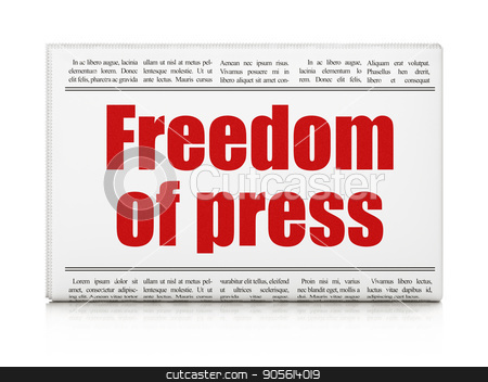 To use this stock image in your creative project, please select the size you need over to the right and click the "Add to Cart" button.
Your downloaded image will come with the Cutcaster watermark removed so don’t worry about the watermark you see on this page. Political concept: newspaper headline Freedom Of Press stock photo, Political concept: newspaper headline Freedom Of Press on White background, 3D rendering by mkabakov