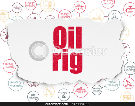 To use this stock image in your creative project, please select the size you need over to the right and click the "Add to Cart" button.
Your downloaded image will come with the Cutcaster watermark removed so don’t worry about the watermark you see on this page. Industry concept: Oil Rig on Torn Paper background stock photo, Industry concept: Painted red text Oil Rig on Torn Paper background with Scheme Of Hand Drawn Industry Icons by mkabakov
