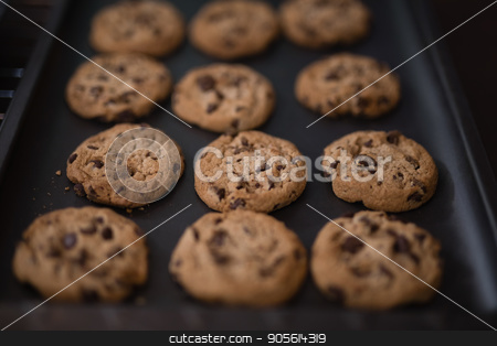 To use this stock image in your creative project, please select the size you need over to the right and click the "Add to Cart" button.
Your downloaded image will come with the Cutcaster watermark removed so don’t worry about the watermark you see on this page. High angle view of baked cookies on black tray stock photo, High angle view of baked cookies on black tray at home by Wavebreak Media