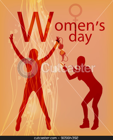 To use this stock image in your creative project, please select the size you need over to the right and click the "Add to Cart" button.
Your downloaded image will come with the Cutcaster watermark removed so don’t worry about the watermark you see on this page. International Women's Day. Illustration, vector for your design stock vector clipart, International Women's Day. Illustration, vector for your design. Logo. Silhouette girl holding bra. Protest nudity. Voice against men. A lesbian parade. inscription by Kseniia