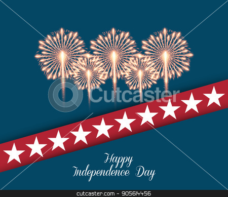 To use this stock image in your creative project, please select the size you need over to the right and click the "Add to Cart" button.
Your downloaded image will come with the Cutcaster watermark removed so don’t worry about the watermark you see on this page. Fourth of July. Independence day greeting card stock vector clipart, Fourth of July. Independence day greeting card, poster, flyer. Patriotic banner for website template by Amelisk