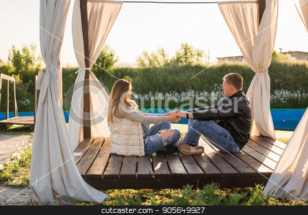 To use this stock image in your creative project, please select the size you need over to the right and click the "Add to Cart" button.
Your downloaded image will come with the Cutcaster watermark removed so don’t worry about the watermark you see on this page. Happy family expecting baby stock photo, Happy family expecting baby. Pregnant woman outdoor by Satura86