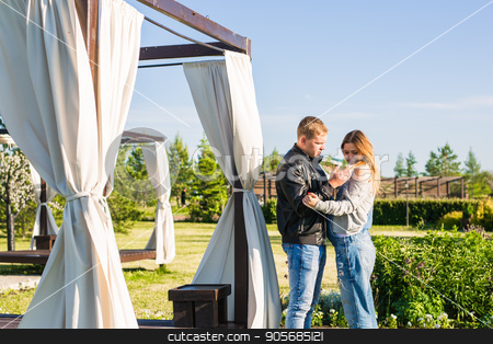 To use this stock image in your creative project, please select the size you need over to the right and click the "Add to Cart" button.
Your downloaded image will come with the Cutcaster watermark removed so don’t worry about the watermark you see on this page. Happy family expecting baby stock photo, Happy family expecting baby. Pregnant woman outdoor by Satura86