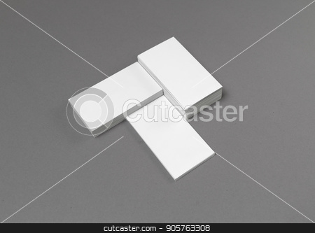 empty business cards stock photo empty business cards