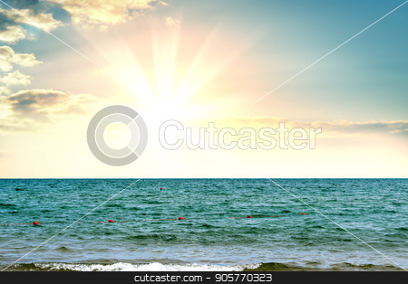 To use this stock image in your creative project, please select the size you need over to the right and click the "Add to Cart" button.
Your downloaded image will come with the Cutcaster watermark removed so don’t worry about the watermark you see on this page. Magic sunrise over sea stock photo, Magic sunrise over sea. Beautiful background by cherezoff