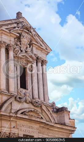 To use this stock image in your creative project, please select the size you need over to the right and click the "Add to Cart" button.
Your downloaded image will come with the Cutcaster watermark removed so don’t worry about the watermark you see on this page. Ancient Roman Facade stock photo, Details on the Trevi Fountain in Rome, Italy by Darryl Brooks