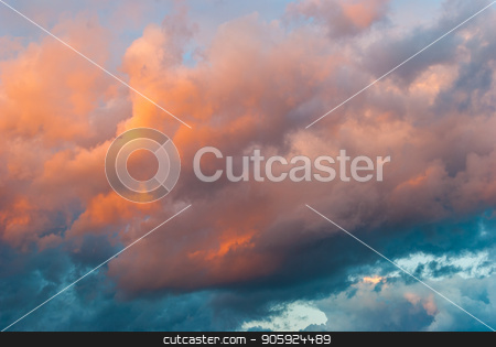 To use this stock image in your creative project, please select the size you need over to the right and click the "Add to Cart" button.
Your downloaded image will come with the Cutcaster watermark removed so don’t worry about the watermark you see on this page. Colorful colors of sunset: a stunning mixture of warm and cold tones of the sunset and the evening sky stock photo, Colorful colors of sunset: a stunning mixture of warm and cold tones of the sunset and the evening sky. by kamrad71