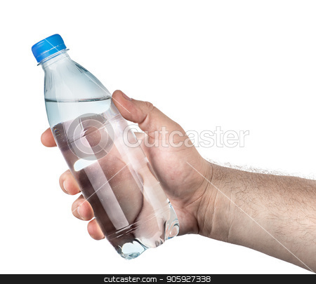 To use this stock image in your creative project, please select the size you need over to the right and click the "Add to Cart" button.
Your downloaded image will come with the Cutcaster watermark removed so don’t worry about the watermark you see on this page. Closed plastic water bottle in hand stock photo, Closed plastic water bottle in hand isolated on white background by Vitalii Borovyk