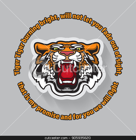 To use this stock image in your creative project, please select the size you need over to the right and click the "Add to Cart" button.
Your downloaded image will come with the Cutcaster watermark removed so don’t worry about the watermark you see on this page. Tiger poster template with angry tiger head. Vector. stock vector clipart, Tiger poster template with angry tiger. Vector illustration. Save the tigers card in cartoon style. Modern abstract banner with tiger head. by VeYe