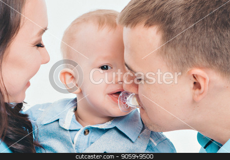 To use this stock image in your creative project, please select the size you need over to the right and click the "Add to Cart" button.
Your downloaded image will come with the Cutcaster watermark removed so don’t worry about the watermark you see on this page. baby on the hands of parents on a white background. dad takes a mouth a pacifier from a baby stock photo, baby on the hands of parents on a white background. dad takes a mouth a pacifier from a baby by aaalll3110