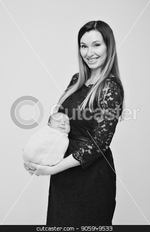 To use this stock image in your creative project, please select the size you need over to the right and click the "Add to Cart" button.
Your downloaded image will come with the Cutcaster watermark removed so don’t worry about the watermark you see on this page. baby on the hands of mother. woman and child stock photo, baby on the hands of mother. woman and child by aaalll3110