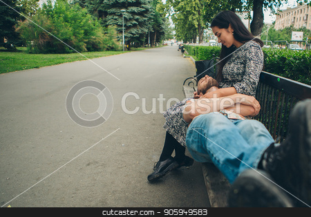 To use this stock image in your creative project, please select the size you need over to the right and click the "Add to Cart" button.
Your downloaded image will come with the Cutcaster watermark removed so don’t worry about the watermark you see on this page. the guy lies at the girl on his knees stock photo, the guy lies at the girl on his knees by aaalll3110