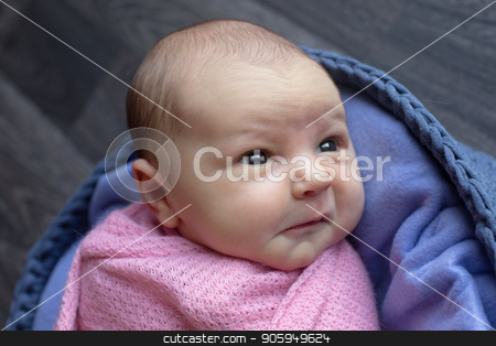 To use this stock image in your creative project, please select the size you need over to the right and click the "Add to Cart" button.
Your downloaded image will come with the Cutcaster watermark removed so don’t worry about the watermark you see on this page. A little child in a pink cap lies on a blue and grey background. Portrait of newborn stock photo, A little child in a pink cap lies on a blue and grey background. Portrait of newborn by aaalll3110