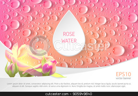 To use this stock image in your creative project, please select the size you need over to the right and click the "Add to Cart" button.
Your downloaded image will come with the Cutcaster watermark removed so don’t worry about the watermark you see on this page. Banner for rose watter stock vector clipart, Rectangular pink banner with roses and drops. Template for advertising rose water. by D0r0thy