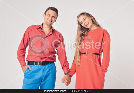 To use this stock image in your creative project, please select the size you need over to the right and click the "Add to Cart" button.
Your downloaded image will come with the Cutcaster watermark removed so don’t worry about the watermark you see on this page. portrait of a man and a woman. Pair in red and blue stock photo, portrait of a man and a woman. Pair in red and blue by aaalll3110
